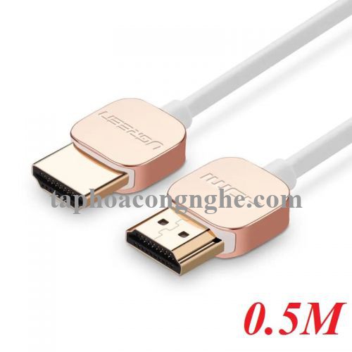 Ugreen 10473 0.5M Hdmi Cable Ultra Slim Version 2.0 19 + 1 HD117 30010473
